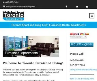 Torontofurnishedliving.com(Toronto Furnished Apartments) Screenshot