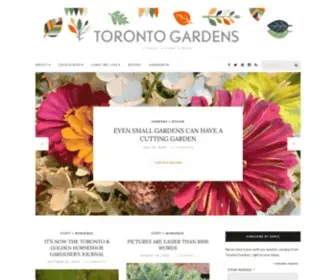 Torontogardens.com(A noun) Screenshot
