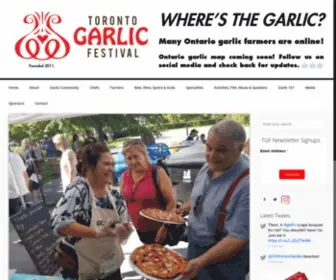 TorontogarlicFestival.ca(Toronto Garlic Festival) Screenshot