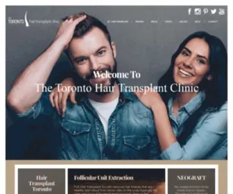 Torontohairtransplantclinic.com(NeoGraft) Screenshot