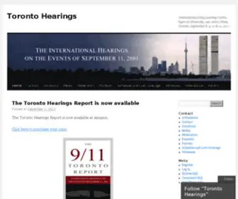 Torontohearings.org(Toronto Hearings) Screenshot