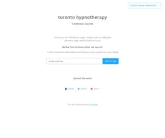 Torontohypnosistherapy.com(Toronto hypnotherapy) Screenshot