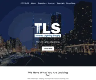 Torontolightingsupply.com(Toronto Lighting Supply Inc) Screenshot