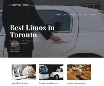 Torontolimosservice.com(Toronto Limos) Screenshot