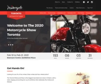 Torontomotorcycleshow.com(Motorcycle Shows) Screenshot