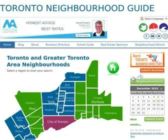 Torontoneighbourhoods.net(Toronto Neighbourhoods) Screenshot