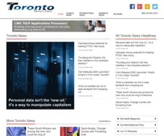 Torontonews.net(Toronto News as it happens) Screenshot
