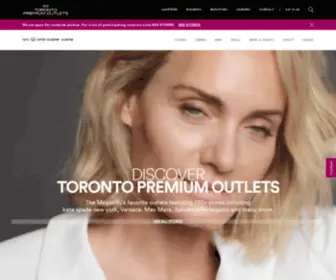 Torontopremiumoutlets.ca(Torontopremiumoutlets) Screenshot