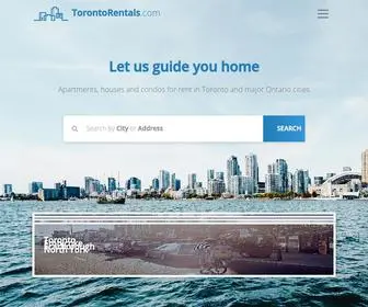 Torontorentals.com(Helping People Find Apartment Rentals In Toronto since 1995) Screenshot