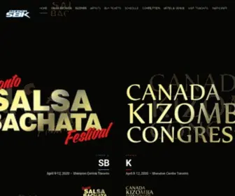 Torontosalsafest.com(2013 Toronto Salsa Festival) Screenshot