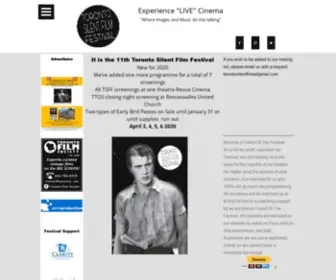 Torontosilentfilmfestival.com(The Toronto Silent Film Festival) Screenshot