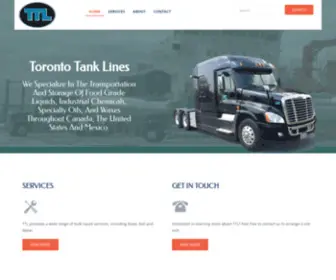 Torontotanklines.com(TTL) Screenshot