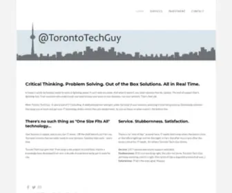 Torontotechguy.com(Torontotechguy) Screenshot