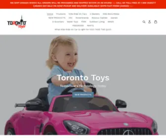 Torontotoys.ca(Toronto Toys) Screenshot