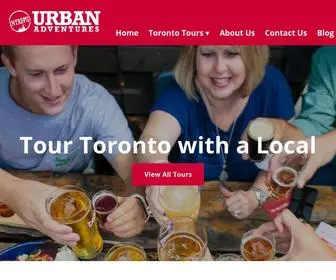 Torontourbanadventures.com(Tours in Toronto) Screenshot