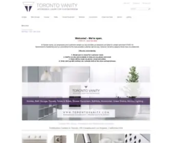 Torontovanity.com(Toronto Vanity) Screenshot