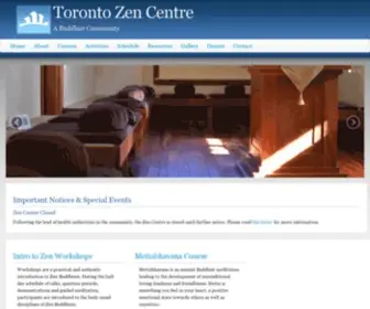 Torontozen.org(The Toronto Zen Centre) Screenshot