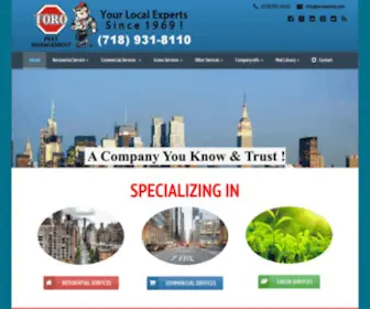 Toropestny.com(Toro Pest Management ( New York )) Screenshot