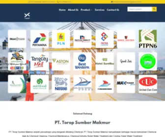 Toropsumbermakmur.com(Distributor Bahan Kimia Boiler) Screenshot