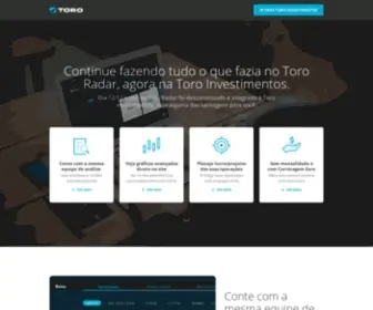 Tororadar.com.br(Toro Radar) Screenshot