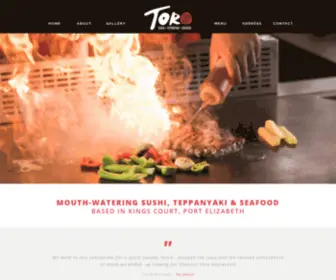 Torosushi.co.za(Sushi, Teppanyaki, Seafood) Screenshot