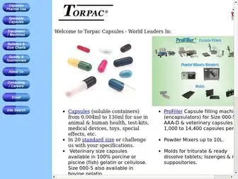 Torpac.com(Veterinary Capsules) Screenshot