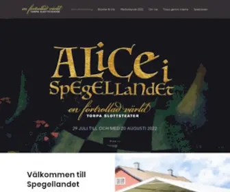 Torpaslottsteater.se(Torpa Slottsteater) Screenshot