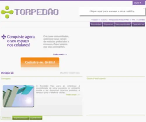 Torpedao.com.br(Torpedao) Screenshot