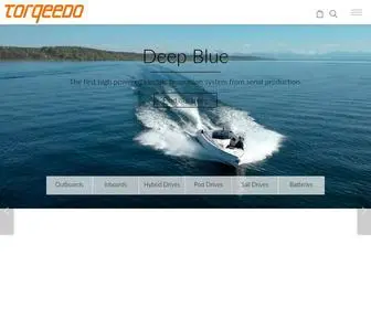 TorqEedo.com(The number one for sustainable outboards and inboards) Screenshot