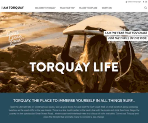 Torquaygetaway.com.au(Visit Torquay & Bells Beach) Screenshot