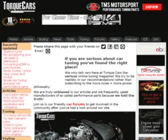 Torquecars.co.uk(Torque Cars tuning) Screenshot