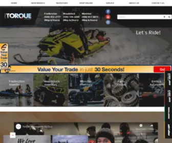 Torquemotorsports.ca(Home Fredericton Hanwell) Screenshot