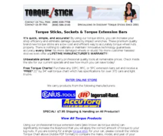 Torquestick.com(Professional torque sticks) Screenshot