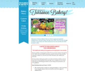 Torrancebakery.com(Torrance Bakery) Screenshot