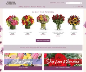 Torranceflowershop.com(Torrance Florist) Screenshot