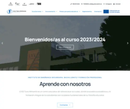 Torrealmirante.net(I.E.S Torre Almirante) Screenshot