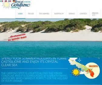 Torrecastiglione.it(Affacciato direttamente sul mar caraibico di Porto Cesareo nel Salento) Screenshot