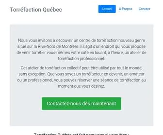 Torrefactionquebec.com(Accueil) Screenshot