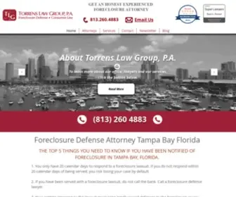 Torrenslawgroup.com(Foreclosure Defense Attorney Tampa) Screenshot