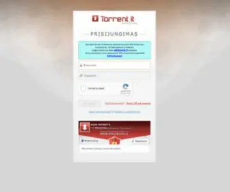 Torrent.ai(Prisijungimas) Screenshot