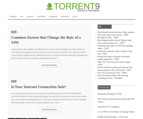 Torrent9.pl(Tech & Torrents Blog) Screenshot