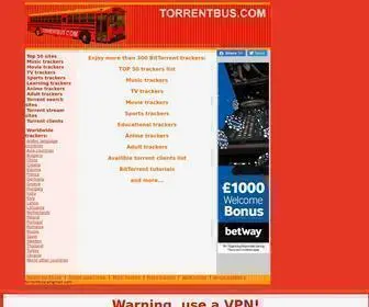 Torrentbus.com(Top Bittorrent sites and trackers list) Screenshot