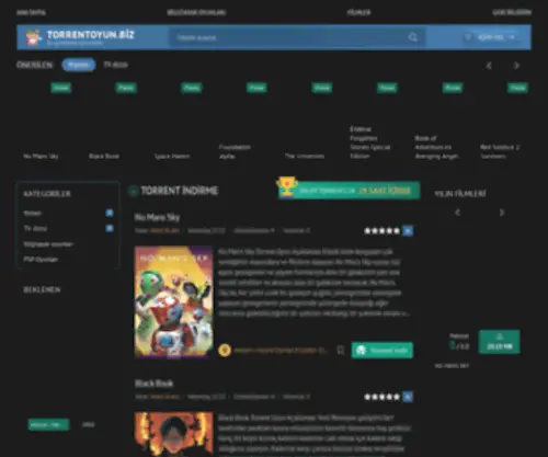 Torrentoyun.biz(Site Web indisponible) Screenshot