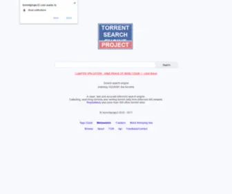 Torrentproject2.se(Torrent Search Engine) Screenshot