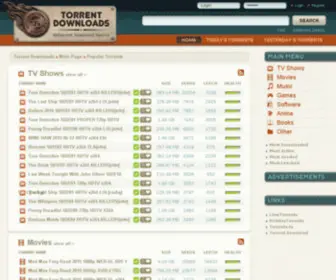 Torrentsdownload.org(Torrent Downloads) Screenshot