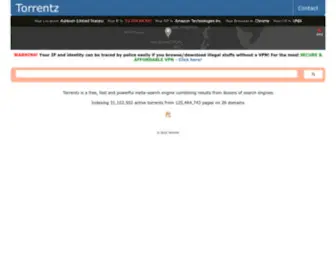 Torrentz.eu.com(Torrentz Search Engine) Screenshot