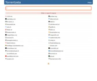 Torrentzeta.com(Search for torrents on 30) Screenshot