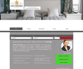 Torresanisidro.cl(Apart Hotel en Santiago) Screenshot