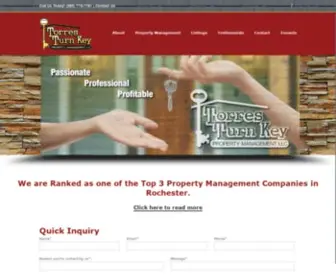 Torresturnkey.com(Property Manager Rochester NY) Screenshot