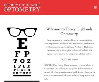 Torreyhighlandsoptometry.com(Torrey Highlands Optometry) Screenshot